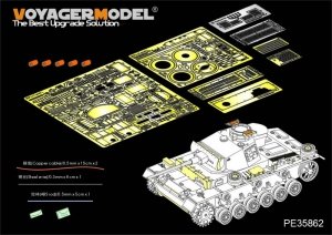 Voyager Model PE35862 WWII German Pz.KPfw.III Ausf.L basic For DRAGON 6387 1/35