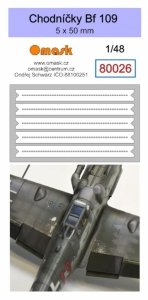 Omask 80026 Walkways Bf 109 5 x 50 mm (Oramask 810 foil) 1/48