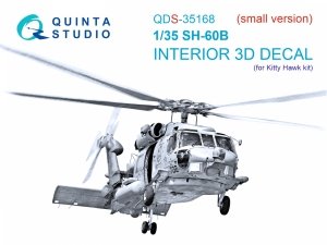 Quinta Studio QDS-35168 SН-60B Seahawk 3D-Printed & coloured Interior on decal paper (Kitty Hawk) (Small version) 1/35