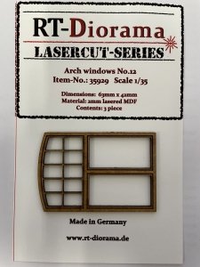 RT-Diorama 35929 Arch windows No.12 1/35