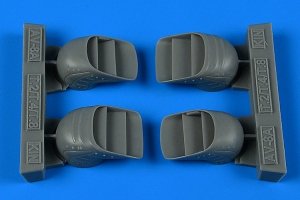 Aires 4883 Harrier AV-8A/TAV-8A/T.2/T.4/T.8 exhaust nozzles for Kinetic 1/48