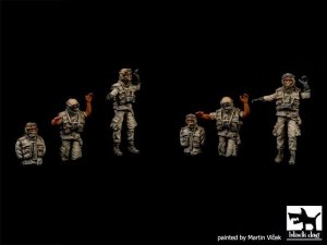 Black Dog T72051 Us modern tank crew 1/72