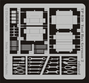 Eduard TP030 Tool Box German 2 1/35