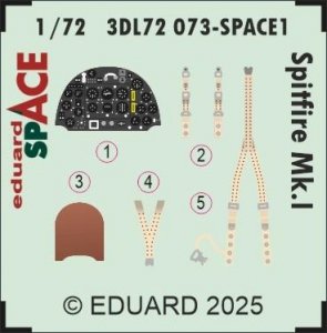 Eduard 3DL72073 Spitfire Mk.I  SPACE IBG 1/72