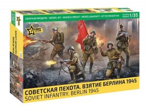 Zvezda 3718 Soviet Infantry. Berlin 1945 1/35