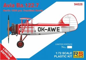 RS Models 94028 Avia Ba. 122.7 Berlin 1936 1/72