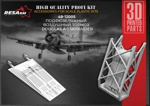 RESARM 48-12005 VENTRAL AIR BRAKE 1 Douglas A-1 Skyraider (3D resin printing) 1/48