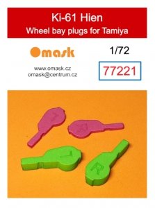 Omask 77221 Ki-61 Hien wheel bay plugs (for Tamiya) 1/72