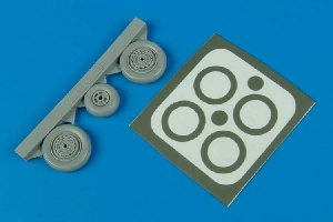 Aires 4423 MiG-15 Fagot wheels & paint masks 1/48 Other