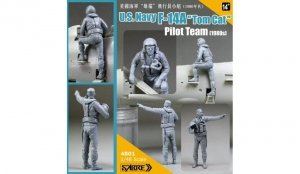 Sabre 4801 U.S.Navy F-14A Tomcat Pilot Team (1980s) 1/48