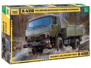 Zvezda 3692 KAMAZ K-4350 ciężarówka wojskowa 1/35