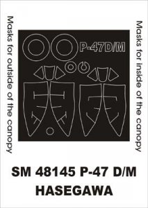 Montex SM48145 P-47D/M HASEGAWA