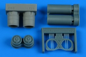 Aires 7396 F-5A Freedom Fighter exhaust nozzles 1/72 Italeri/Revell