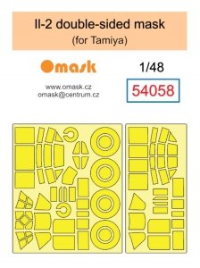 Omask 54058 Il-2 double-sided mask (for Tamiya) 1/48