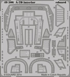 Eduard 49506 A-7D interior S. A. 1/48 HOBBY BOSS