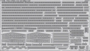 Eduard 53089 Prince of Wales cranes and railings 1/350 
