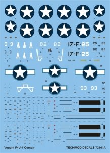 Techmod 72161 Vought F4U-1 Corsair (1:72)