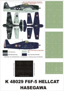 Montex K48029 F6F-3/5 Hellcat 1/48