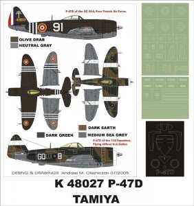 Montex K48027 P-47D Bubbletop 1/48