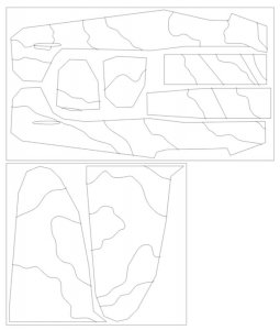 Omask 44008 Spitfire Mk.II camouflage surfaces F.Fajtl kamo J (for Eduard 11146) 1/48