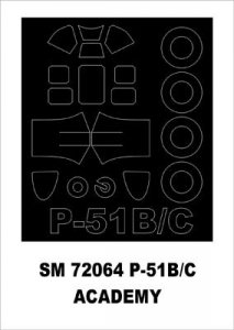 Montex SM72064 P-51B/C ACADEMY