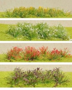 FREON KW57B Flowers white - Kwiaty kolor biały  5/7mm