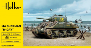Heller 79892 M4 Sherman D-Day 1/72