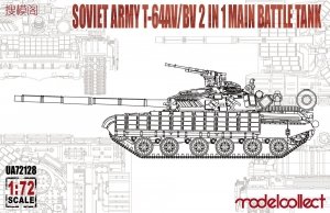 Modelcollect UA72128 Soviet Army T-64AV/BV 2 IN 1 Main Battle Tank (1:72)