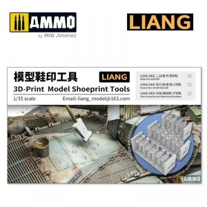 Liang 0403 3D-print Model Shoeprint Tools MW Korean War (1997 Sino-Vietnamese War) 1/35