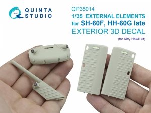 Quinta Studio QP35014 SH-60F, HH-60G late External elements (Kitty Hawk) 1/35