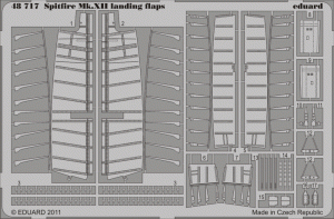 Eduard 48717 Spitfire Mk. XII landing flaps 1/48 Arirfix