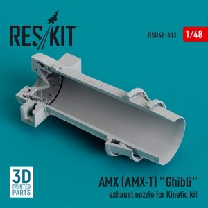 RESKIT RSU48-0383 AMX (AMX-T) Ghibli exhaust nozzle for Kinetic kit (3D Printed) 1/48