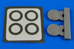 Aires 7311 Gloster Gladiator wheels paint masks 1/72 Other