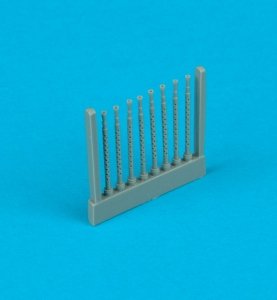 Quickboost QB48047 Lancaster gun barrels round perforated Tamiya 1/48