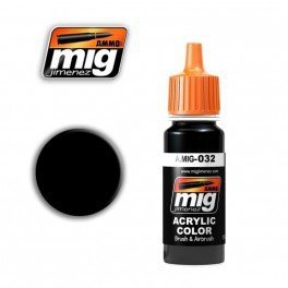 AMMO of Mig Jimenez 0032 SATIN BLACK