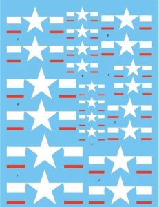 Techmod 48109 - US Insignia 1943 to Present (1:48)
