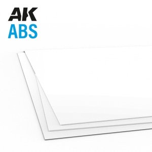 AK Interactive AK6739 0.7MM THICKNESS X 245 X 195MM – ABS SHEET – 2 UNITS PER BAG