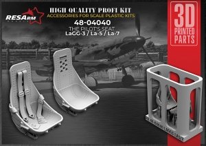 RESArm 48-04040 LAGG-3/LA-5/LA-7 pilot's seat (3D resin printing) 1/48