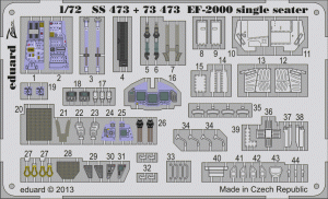 Eduard 73473 EF-2000 single seater 1/72 HASEGAWA