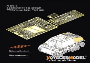 Voyager Model PE351240 WWII German Jagdpanzer IV L/48 basic (For DRAGON 6369)1/35