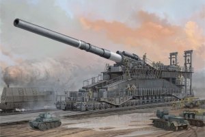 Hobby Boss 82911 German 80cm K(E) Railway Gun Dora (1:72)
