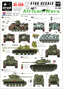 Star Decals 35-949 Modern African Wars 2 1/35