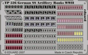 Eduard TP526 German SS Artilery Ranks WWII 1/35