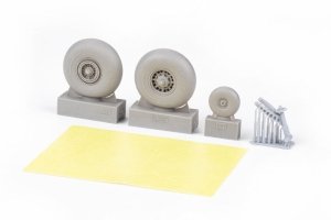 Eduard 6481042 SM.79 wheels FLASHBACK 1/48