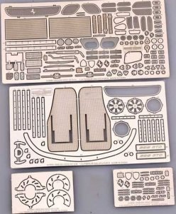 Hobby Design HD02-0212 Ferrari 599 GTO photo-etched parts for Revell 1/24