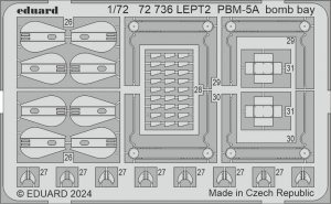 Eduard 72736 PBM-5A bomb bay ACADEMY 1/72