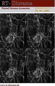 RT-Diorama 35882 Printed Accessories: Marble black Floor Nr.4 1/35