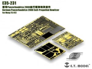 E.T. Model E35-247 German PZH2000 Self-Propelled Howitzer w/ADD-ON Armor (For MENG TS-019) 1/35