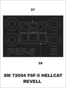 Montex SM72004 F6F-5 Hellcat REVELL