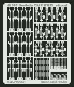 Eduard 48365 Seatbelts USAF WWII 1/48 